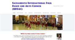 Desktop Screenshot of folkdancesac.org